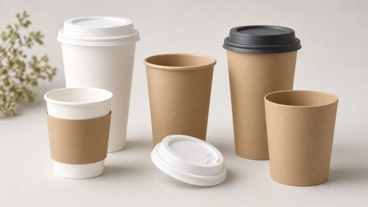 Custom cup design packing for branded takeaway drinks