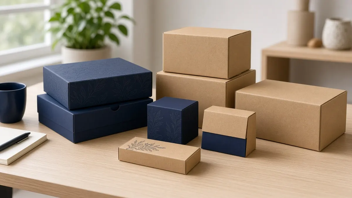 Custom packaging for small business UK with branded boxes and mailers
