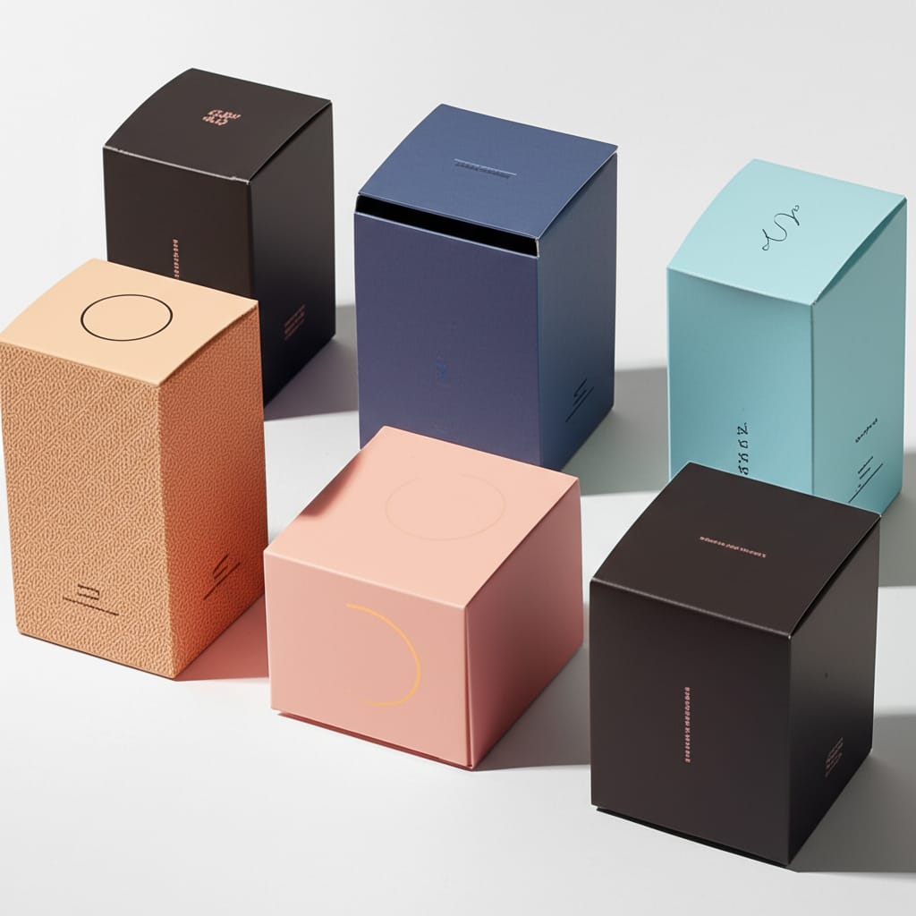 Custom art supply packaging boxes with die-cut window and CMYK printing by Axis Packaging