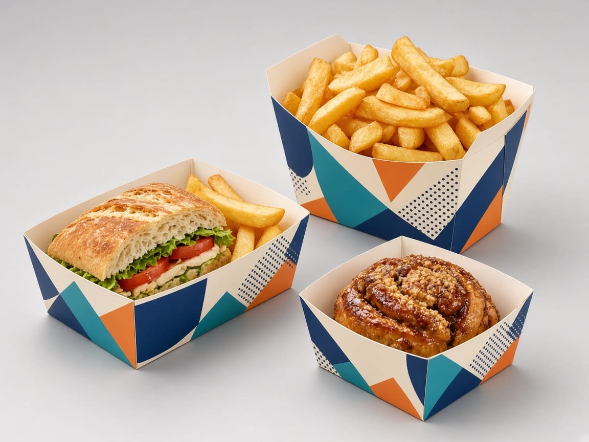 Custom Printed Food Trays